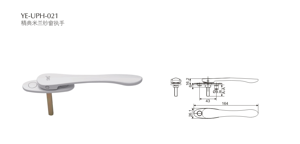 上海門窗五金轉(zhuǎn)動(dòng)執(zhí)手YE-UPH-021